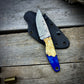 Damascus EDC Maple Burl Handle