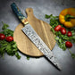 Damascus Japanese Gyuto - Maple Burl Handle