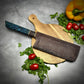 Japanese Nakiri - Live Edge Maple Handle - Forged AEB-L Stainless