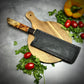 Japanese Nakiri - Live Edge Maple Handle - Forged AEB-L Stainless