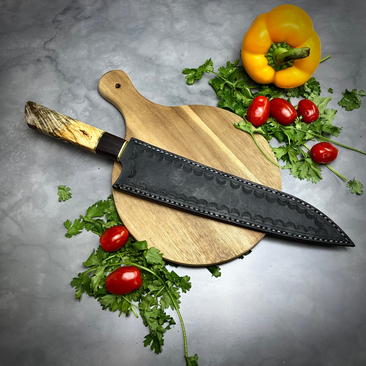 Japanese Gyuto - Wa Handle - Forged AEB-L Stainless