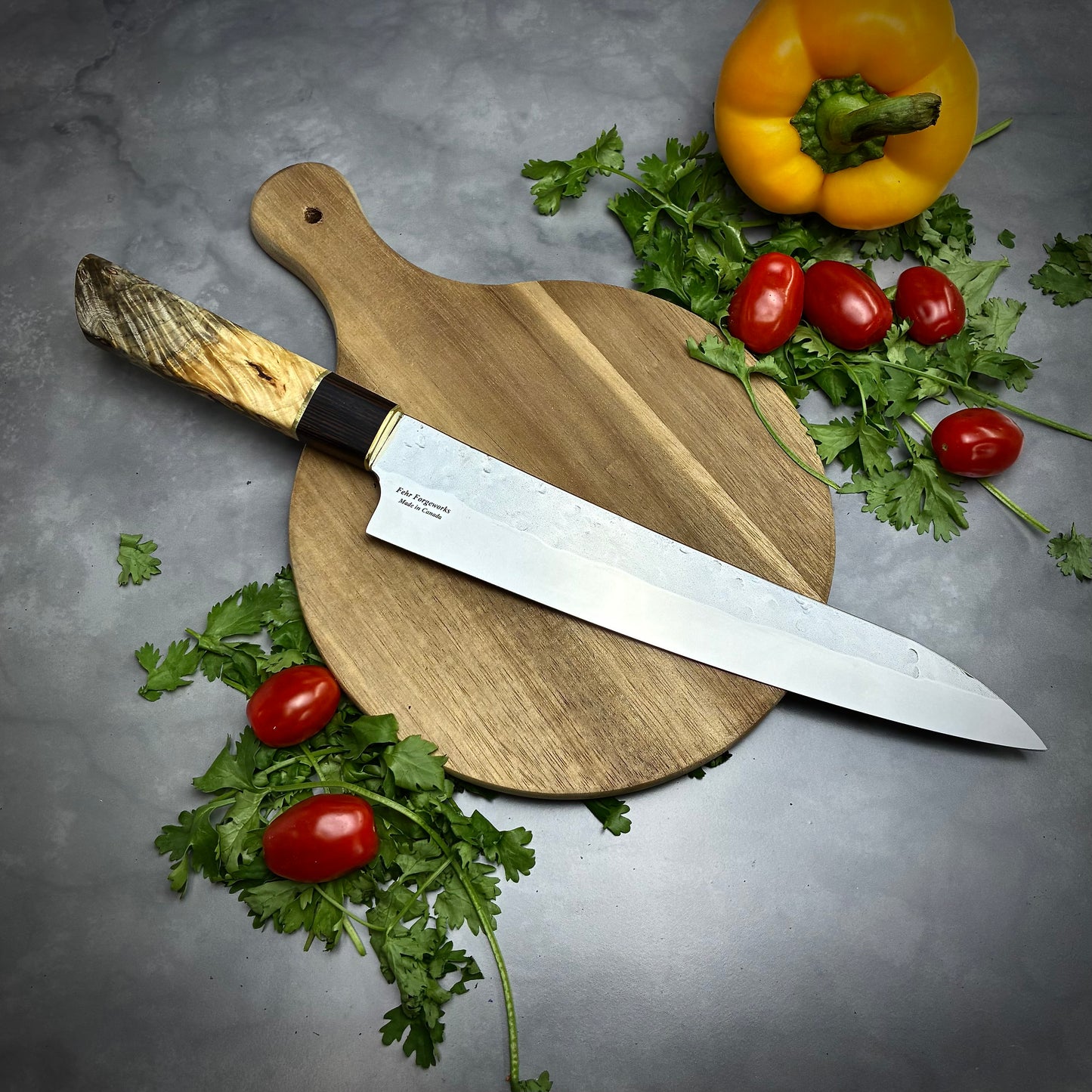 Japanese Gyuto - Wa Handle - Forged AEB-L Stainless