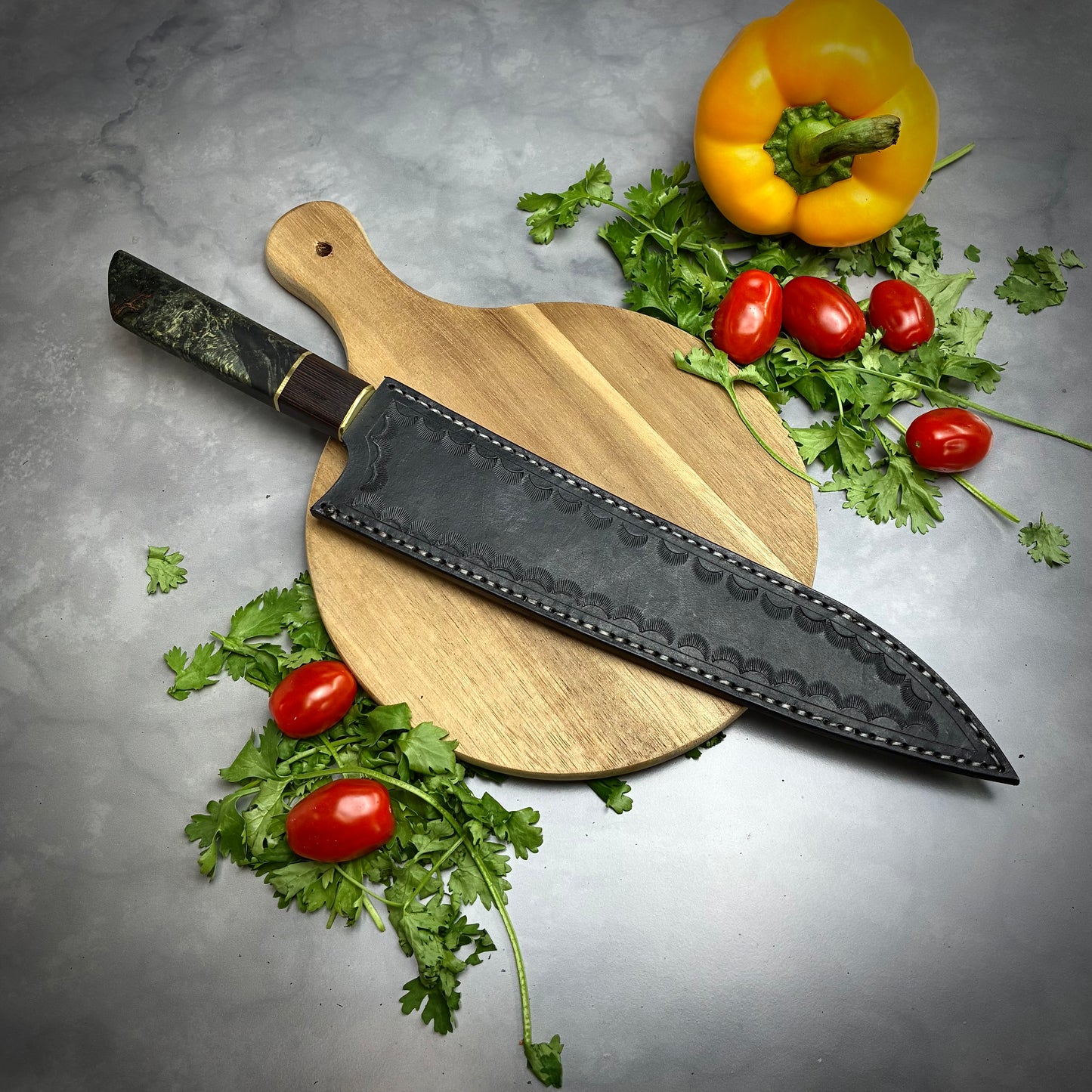 Japanese Gyuto - Wa Handle - Forged AEB-L Stainless