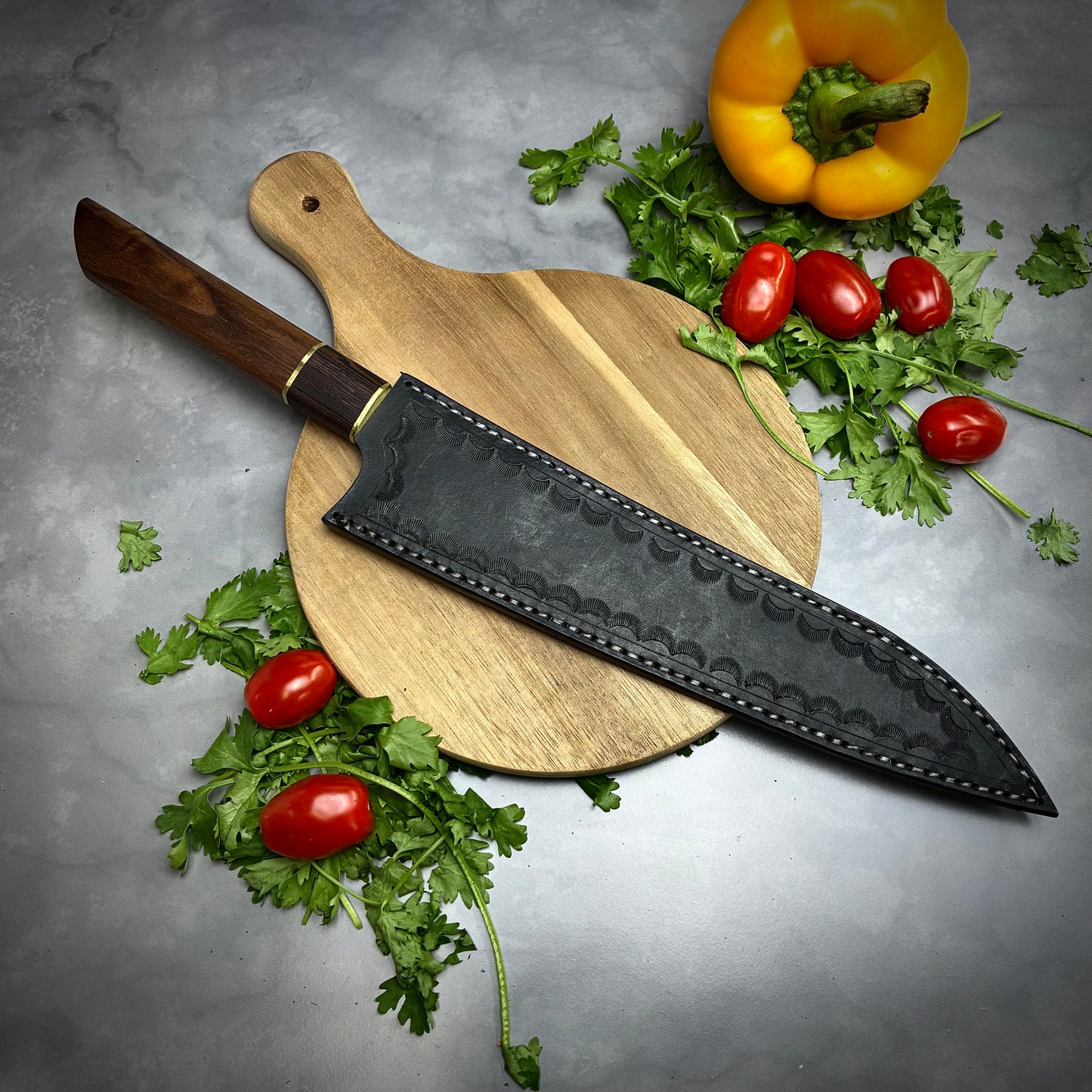 Japanese Gyuto - Wa Handle - Forged AEB-L Stainless