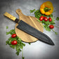 Japanese Gyuto - Live Edge Maple Handle - Forged AEB-L Stainless
