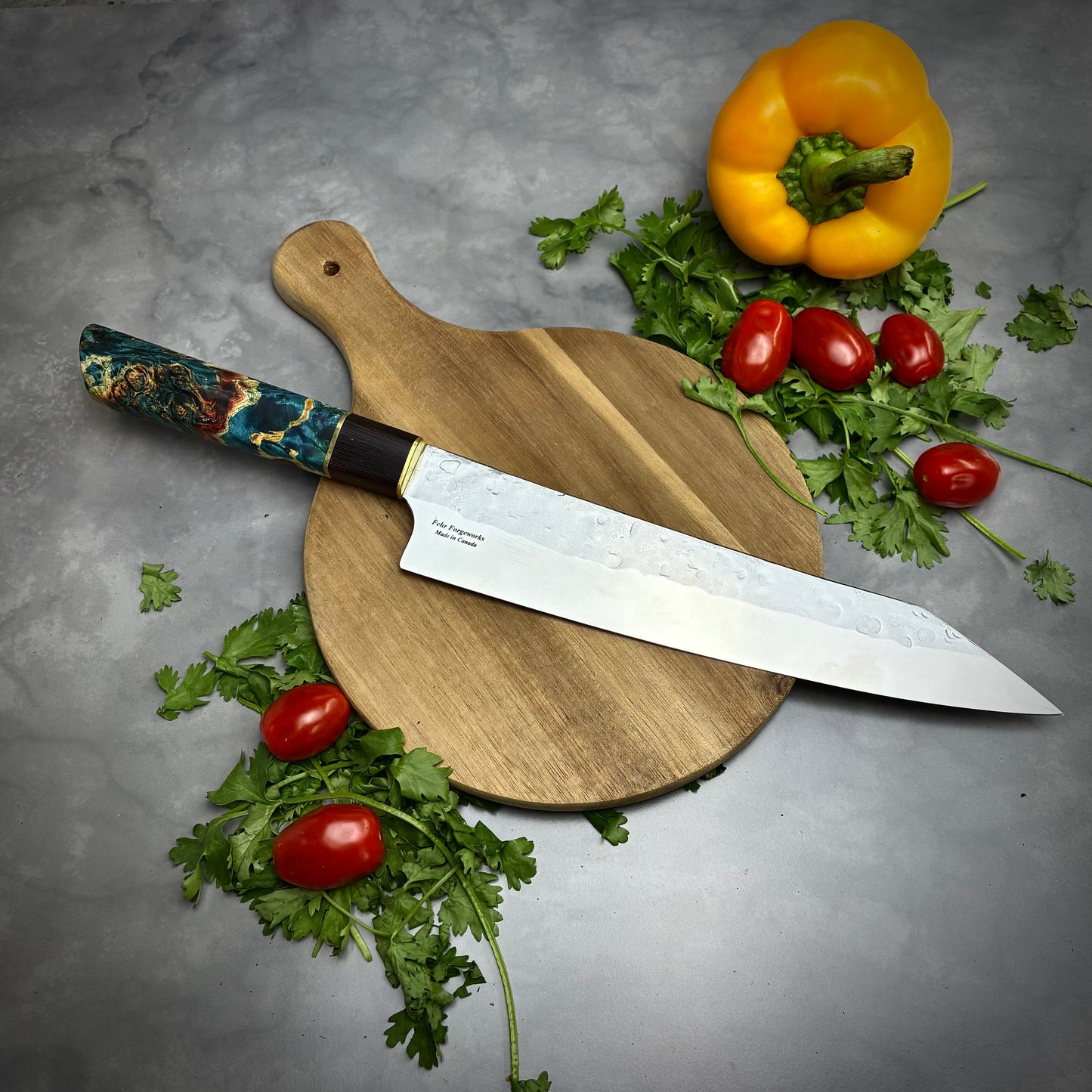 Japanese Kiritsuke - Wa Handle - Forged AEB-L Stainless