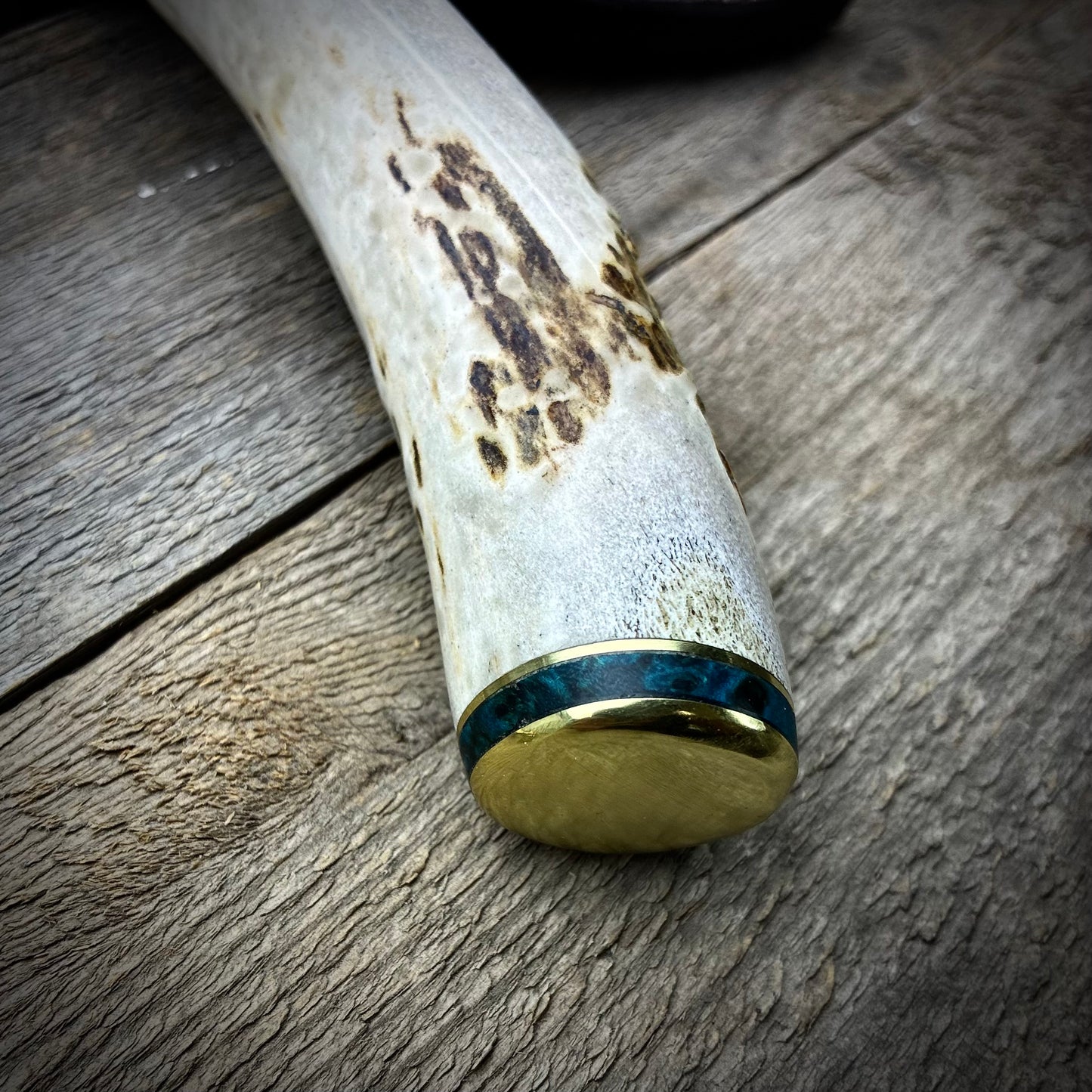 Damascus Hunter Antler Handle