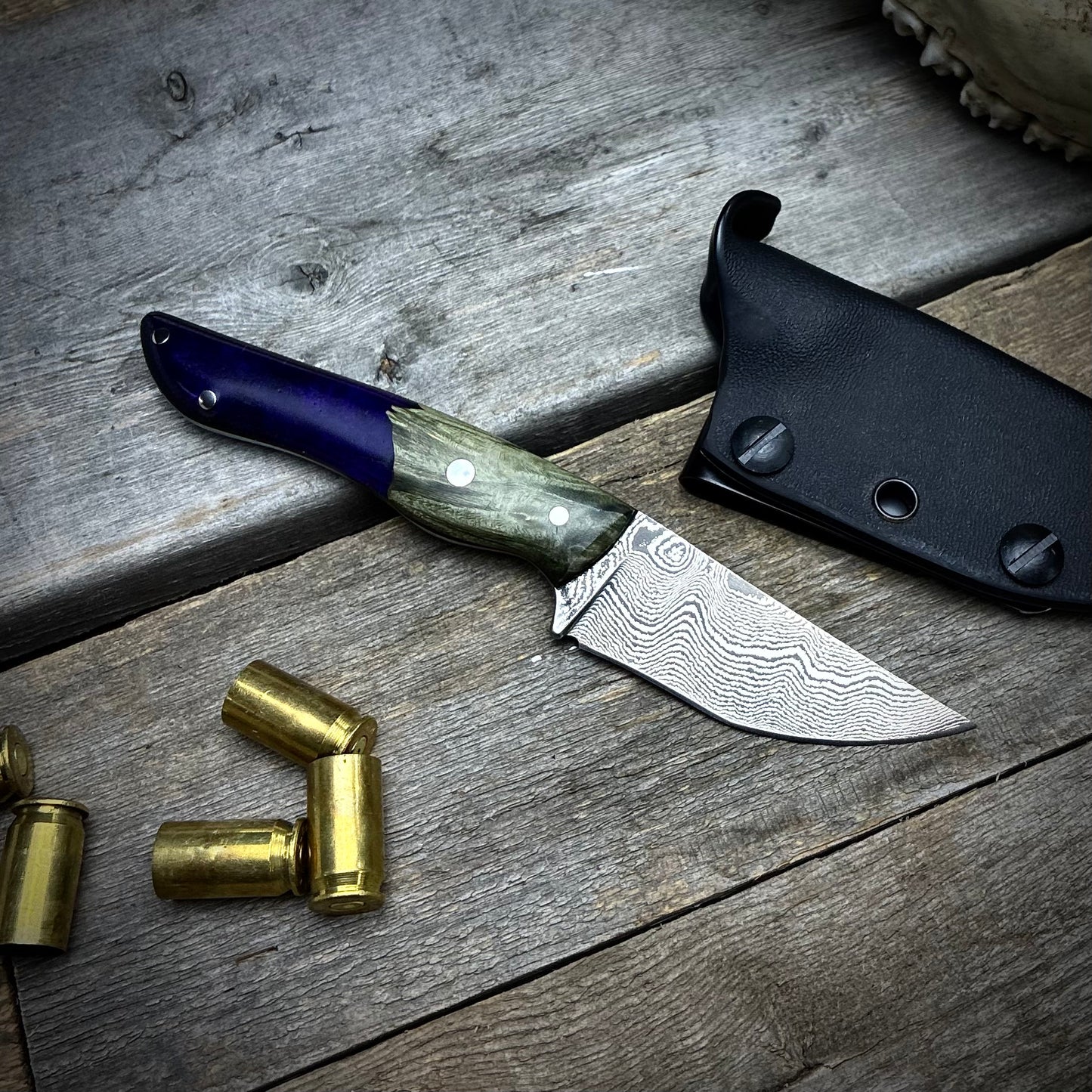 EDC V2 Damascus Steel